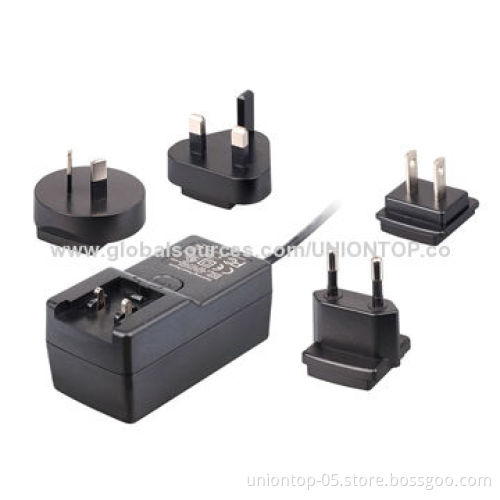 12v LA Power Adapter for LED, CCTV, with EURO, US, AUS, UK Plug